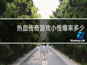 热血传奇游戏小怪爆率多少