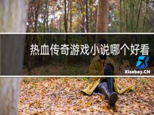 热血传奇游戏小说哪个好看
