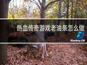 热血传奇游戏老油条怎么做