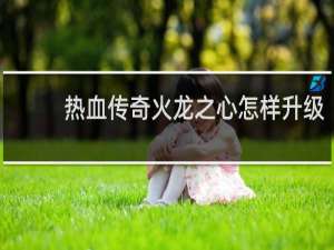 热血传奇火龙之心怎样升级