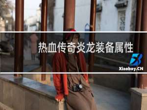热血传奇炎龙装备属性