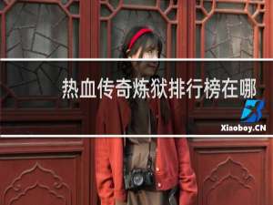 热血传奇炼狱排行榜在哪