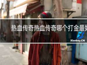 热血传奇热血传奇哪个打金最好