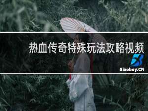 热血传奇特殊玩法攻略视频