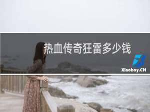 热血传奇狂雷多少钱