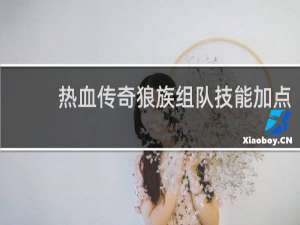 热血传奇狼族组队技能加点