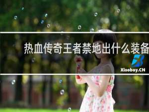 热血传奇王者禁地出什么装备