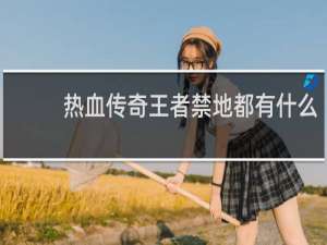热血传奇王者禁地都有什么
