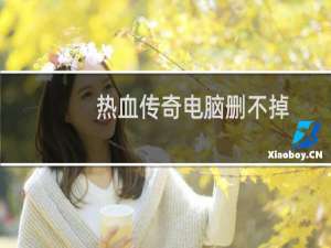 热血传奇电脑删不掉