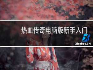 热血传奇电脑版新手入门