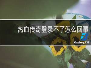 热血传奇登录不了怎么回事