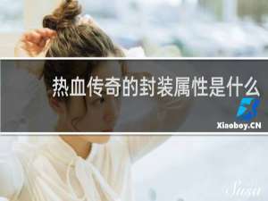 热血传奇的封装属性是什么