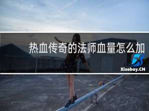 热血传奇的法师血量怎么加