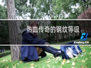 热血传奇的钢纹等级