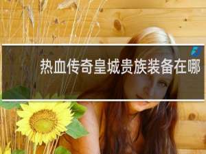 热血传奇皇城贵族装备在哪