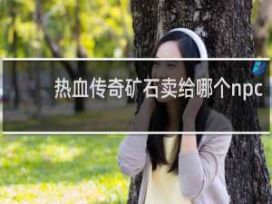 热血传奇矿石卖给哪个npc