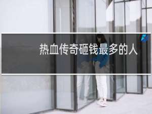 热血传奇砸钱最多的人