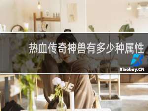 热血传奇神兽有多少种属性