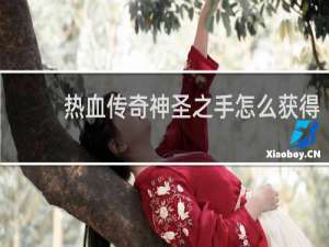 热血传奇神圣之手怎么获得