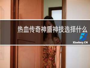 热血传奇神盾神技选择什么