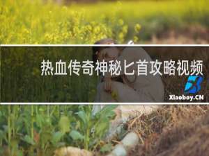热血传奇神秘匕首攻略视频