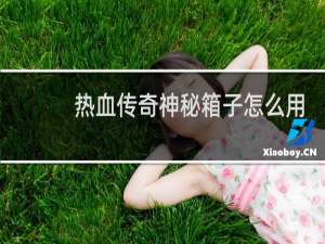 热血传奇神秘箱子怎么用