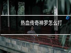 热血传奇神罗怎么打