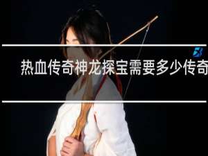 热血传奇神龙探宝需要多少传奇币