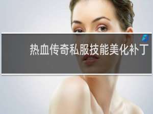 热血传奇私服技能美化补丁