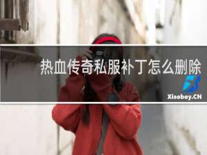 热血传奇私服补丁怎么删除