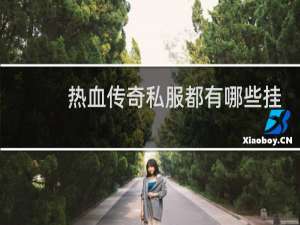 热血传奇私服都有哪些挂