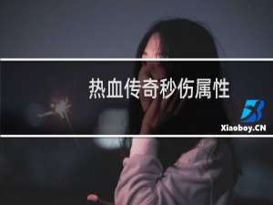 热血传奇秒伤属性
