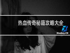 热血传奇秘籍攻略大全