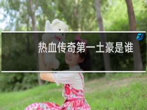 热血传奇第一土豪是谁