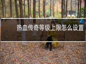 熱血傳奇等級上限怎么設置
