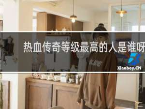 热血传奇等级最高的人是谁呀