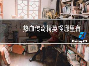 热血传奇精英怪哪里有