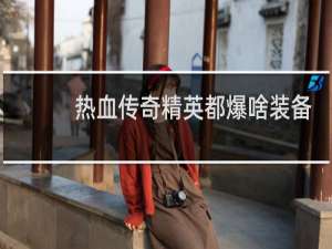 热血传奇精英都爆啥装备