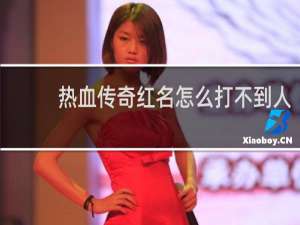 热血传奇红名怎么打不到人