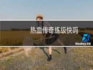 热血传奇练级快吗