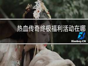 热血传奇终极福利活动在哪