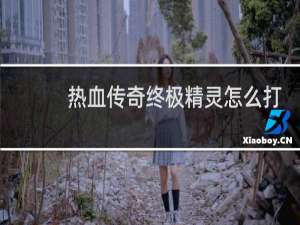 热血传奇终极精灵怎么打
