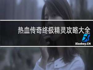 热血传奇终极精灵攻略大全