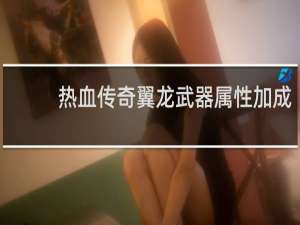 热血传奇翼龙武器属性加成
