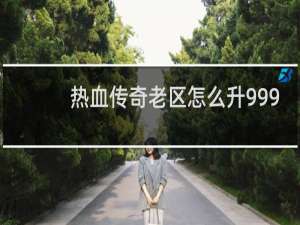 热血传奇老区怎么升999