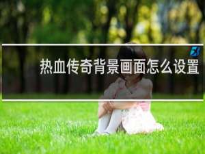 热血传奇背景画面怎么设置