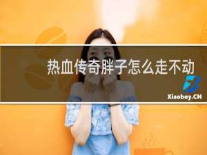 热血传奇胖子怎么走不动