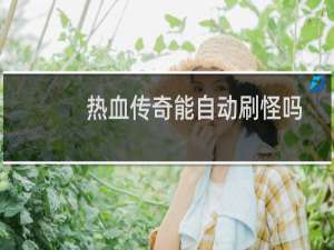 热血传奇能自动刷怪吗