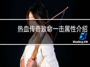 热血传奇致命一击属性介绍