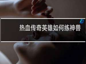 热血传奇英雄如何练神兽